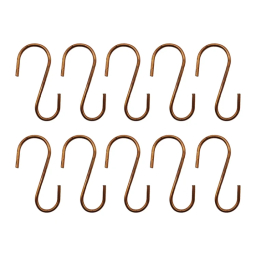 قلاب آویز مدل داگ طرح اس شکل کد YP-BARIK-11.5CM مجموعه 10 عددی