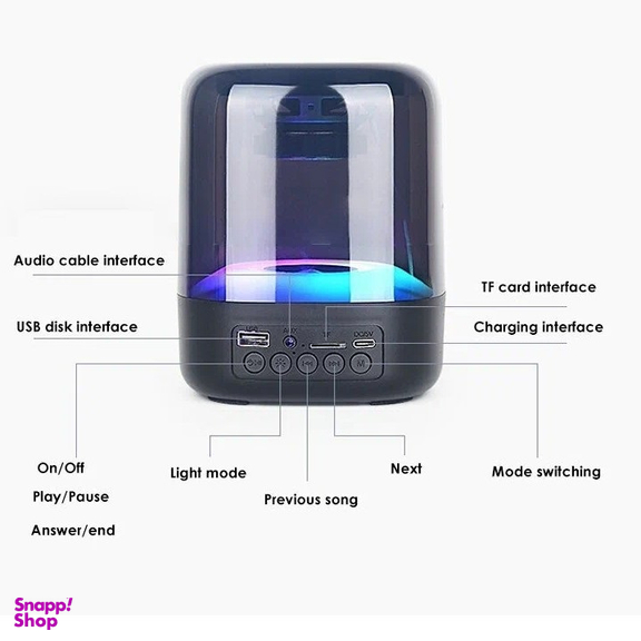 اسپیکر بلوتوثی قابل حمل کیمیسو مدل KMS-179