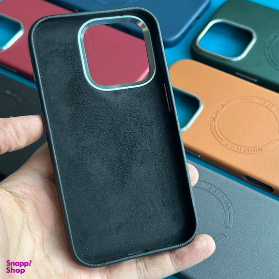 کاور گوشی موبایل ویوا مادرید مدل چرم Metal Iron مناسب برای اپل iPhone 13 Pro