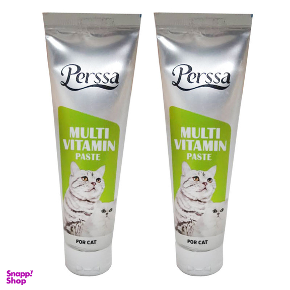 خمیر مولتی ویتامین گربه پرسا مدل Multi Paste  وزن 100 گرم  بسته 2 عددی