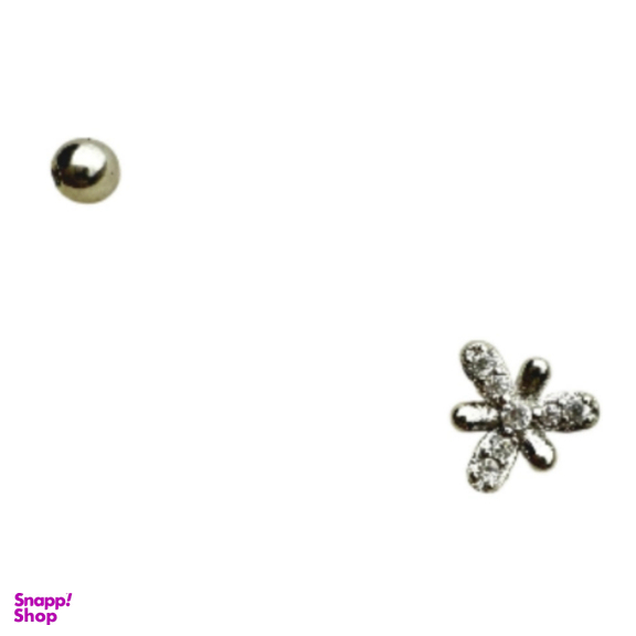 پیرسینگ نقره زنانه طرح گل کد PR 8881221