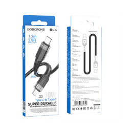 کابل USB-C بروفون مدل BU35 60W طول 120 سانتی متر
