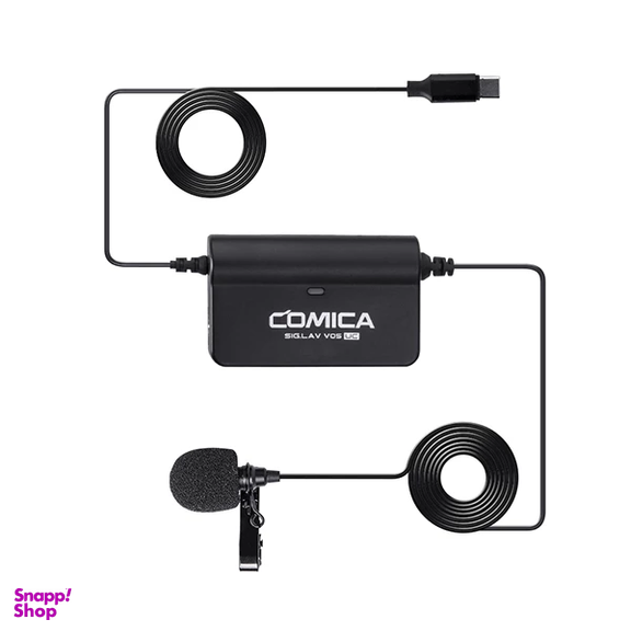 میکروفون یقه ای تایپ سی کامیکا مدل SIG.LAV V05 UC