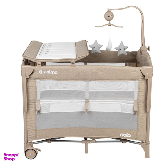 تخت و پارک بازی آنیمو مدل NOLA