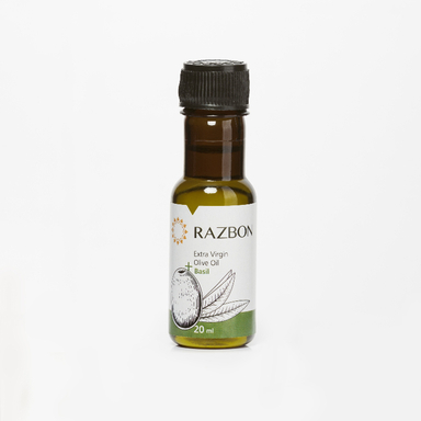 روغن زیتون فرابکر تک نفره رزبن با طعم ریحان حجم 20 میلی لیتر