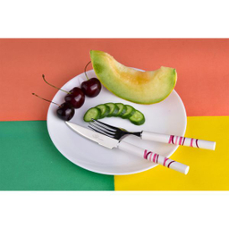 ست کاردوچنگال میوه خوری 12پارچه مدل گرد