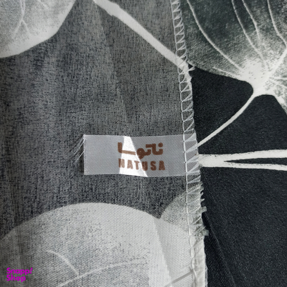 ملحفه ناتوسا مدل کشدار برکه یک نفره سایز 90×200 سانتی متر