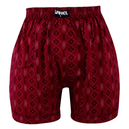 شورت مردانه ساحل مدل پادار چاپی کد 266 بسته 6 عددی