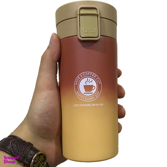 تراول ماگ دوقفله مدل دورنگ مات کد ps542 ظرفیت 350 میلی لیتر