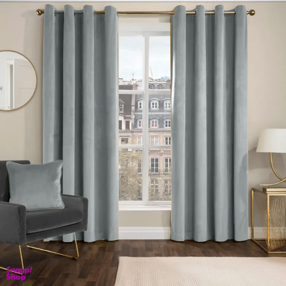 پرده پانچ مدل chanel hazan style FCLT90014 سایز 280×150 سانتی متر