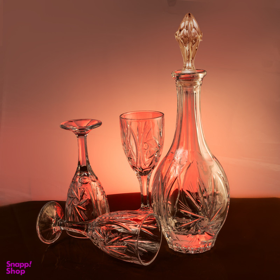 سرویس پارچ و لیوان 7 پارچه آلبرتا طرح خورشیدی