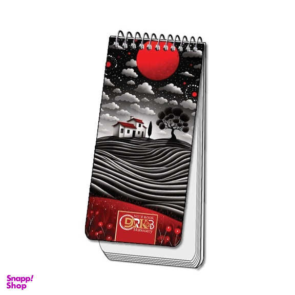 دفترچه یادداشت سیمی 80 برگ دارکوب مدل منظره کد 131/8