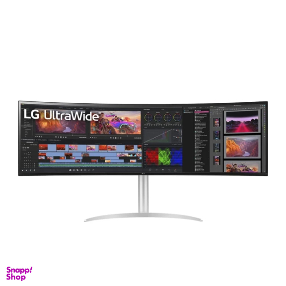 مانیتور خمیده مخصوص بازی ال جی مدل 49WQ95C-W سایز 49 اینچ