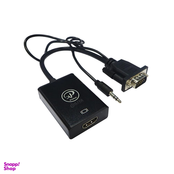 مبدل VGA به HDMI ایکس پی مدل XP-T906H طول 20 سانتی‌ متر