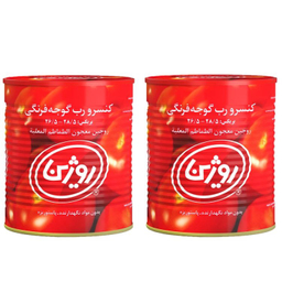 رب گوجه فرنگی روژین وزن 800 گرم بسته ۲ عددی
