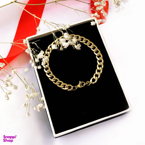 دستبند زنانه دلبر طرح کارتیه ضخیم کد D-K09