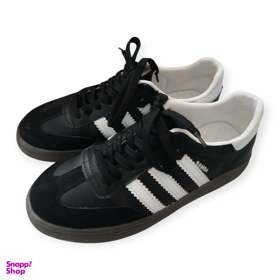 کفش روزمره زنانه طرح آدیداس سامبا کد 059 رنگ مشکی