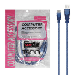 کابل افزایش طول USB به USB تسکو مدل TC04 طول 1.5 متر