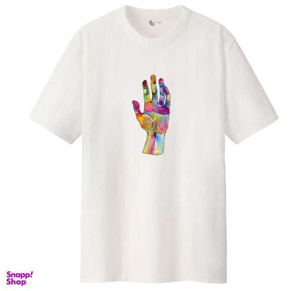 تی شرت آستین کوتاه زنانه مدل دست