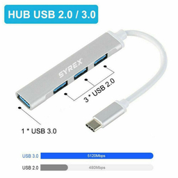 هاب 4 پورت USB سایرکس مدل SX-CU9003