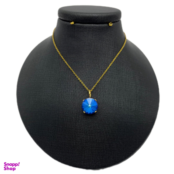 گردنبند طرح سواروسکی مدل امگا کلاسیک