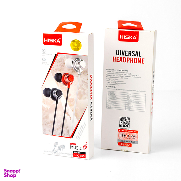 هندزفری هیسکا مدل HK-753