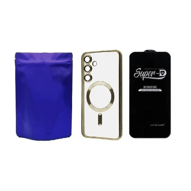 کاور گوشی موبایل مدل Magsafe کد MB مناسب سامسونگ Galaxy S23 FE به همراه محافظ صفحه نمایش SuperD