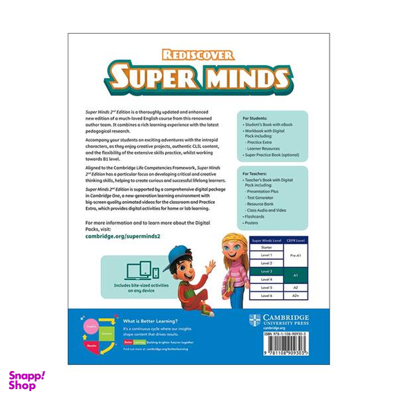 کتاب Super Minds 3 second edition اثر جمعی از نویسندگان انتشارات کمبریج