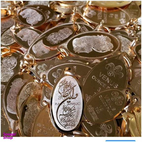 شمش طلا 18 عیار ونوس کد 10000