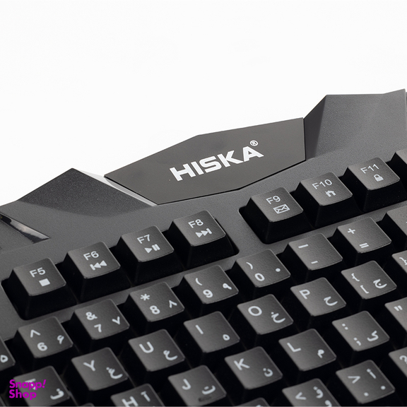 کیبورد گیمینگ هیسکا مدل HX-KEG400 RGB