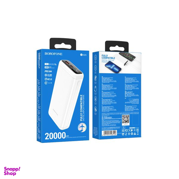 پاوربانک بروفون مدل BJ42A ظرفیت 20000 میلی آمپر ساعت