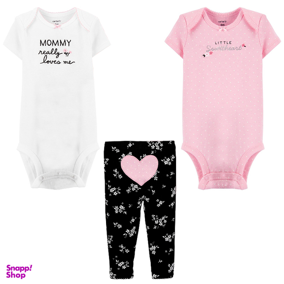 ست دوبادی و شلوار نوزاد کد 1511