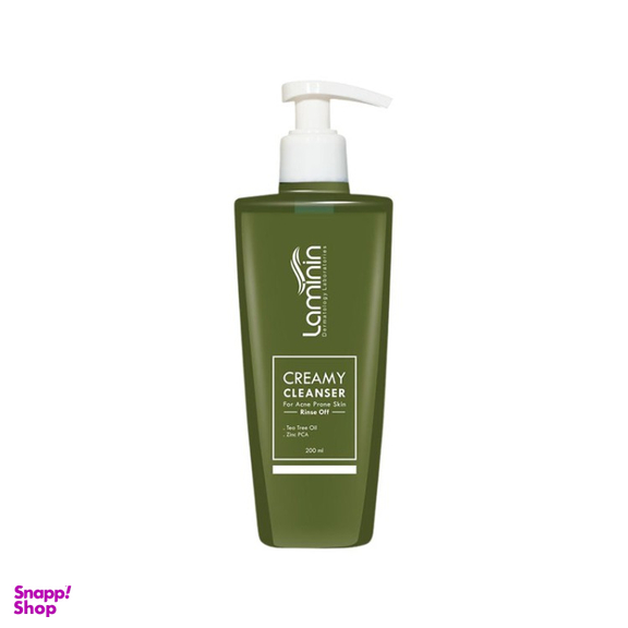 شوینده کرمی لامینین کد g115 مدل پوست های مستعد جوش حجم 200 میلی لیتر