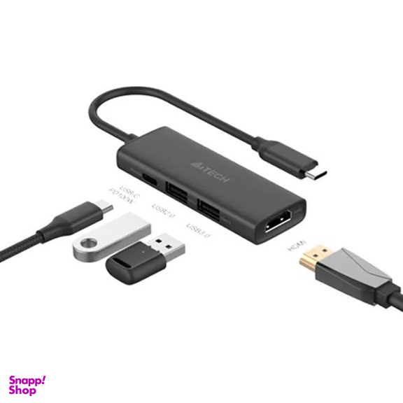 USB هاب 4 پورت ای فورتک مدل DST-40C