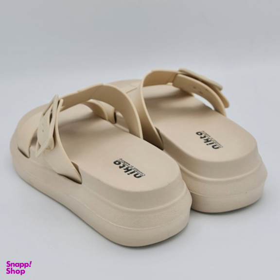 صندل زنانه نیکتا مدل تک سگک کد 731 رنگ نسکافه ای