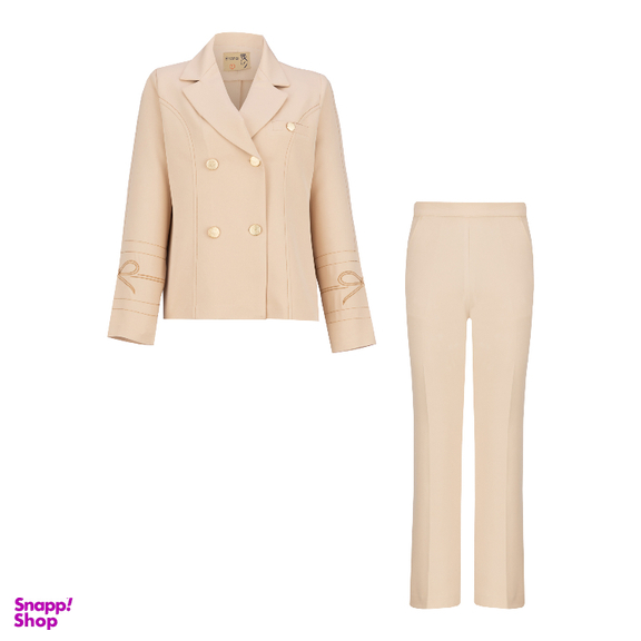 ست کت و شلوار زنانه السانا مدل گلاویژ کد 209208