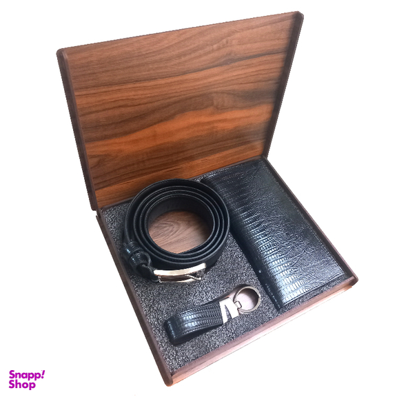 ست هدیه مردانه چرم طبیعی کد 3352