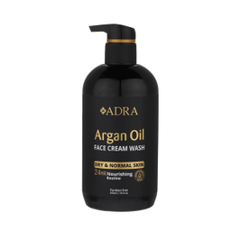 ژل شستشوی صورت آدرا مدل روغن آرگان حجم 500 میلی لیتر