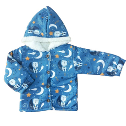 کاپشن نوزاد طرح خرس و ماه کد 112