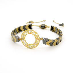 دستبند طلا 18 عیار زنانه کاپانی مدل kb026