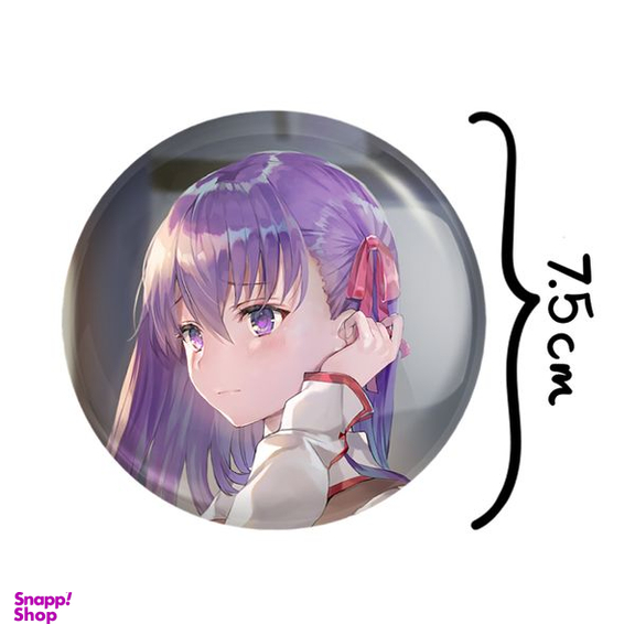 آینه جیبی خندالو طرح ساکورا انیمه فیت استی نایت Fate Stay Night مدل تاشو کد 22797