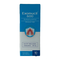 قرص جوشان اگزوموسیل استیل سیستئین 600 کیمیا کالای رازی بسته 10 عددی