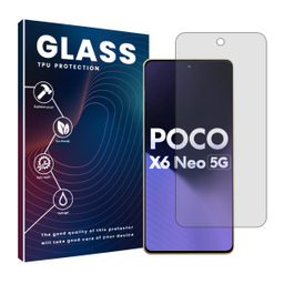 محافظ صفحه نمایش شفاف گوشی موبایل گلس مناسب برای شیائومی Poco X6 Neo