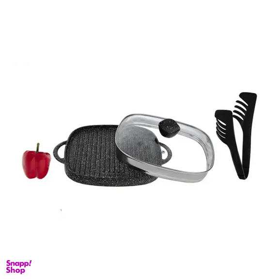 تابه گریل درب دار نالینو مدل Lorenza سایز 28