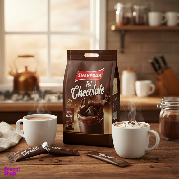 هات چاکلت شاهپور بسته 25 عددی