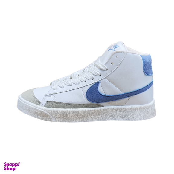 کتانی طرح نایکی کد B2232 رنگ سفید آبی