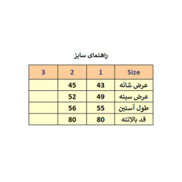 مانتو زنانه مدل M3427