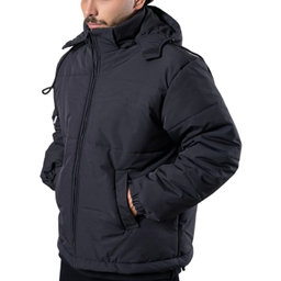 کاپشن مردانه مدل ضد آب کد 131 رنگ مشکی