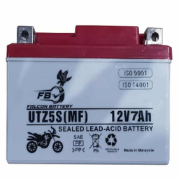 باتری موتورسیکلت فالکون مدل 12v7Ah کوتاه