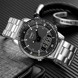 ساعت مچی عقربه ای مردانه اسکمی 1898 رنگ نقره ای